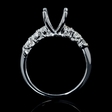 .30ct Diamond 18k White Gold Engagement Ring Setting