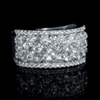 3.44ct Diamond 18k White Gold Ring
