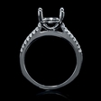 .18ct Diamond 18k White Gold Engagement Ring Setting