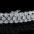 4.64ct Diamond 18k White Gold Bracelet