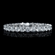 1.24ct Diamond 18k White Gold Eternity Wedding Band Ring