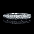 .64ct Diamond 18k White Gold Wedding Band Ring