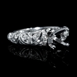 .14ct Diamond 18k White Gold Engagement Ring Setting