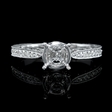 .16ct Diamond 18k White Gold Engagement Ring Setting