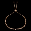 2.00ct Diamond 14k Rose Gold Tie Bracelet