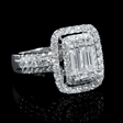 1.62ct Diamond 18k White Gold Ring