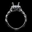 .52ct Diamond 18k White Gold Engagement Ring Setting
