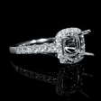 .69ct Diamond 18k White Gold Engagement Ring Setting