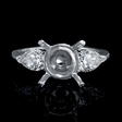 .83ct Diamond Platinum Engagement Ring Setting