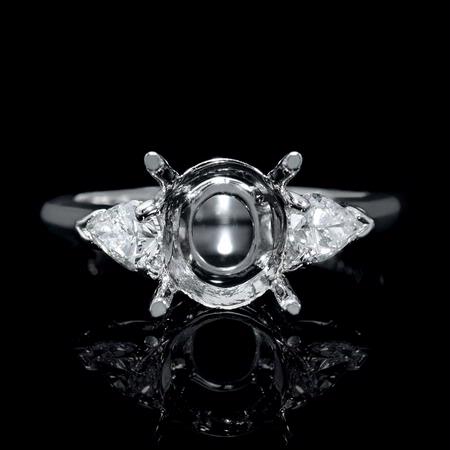 .58ct Diamond Platinum Engagement Ring Setting