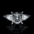 .58ct Diamond Platinum Engagement Ring Setting