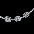 13.26ct Diamond 18k White Gold Necklace