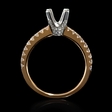 .42ct Diamond 18k Two Tone Gold  Engagement Ring Setting