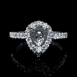 .61ct Diamond 18k White Gold Engagement Ring Setting