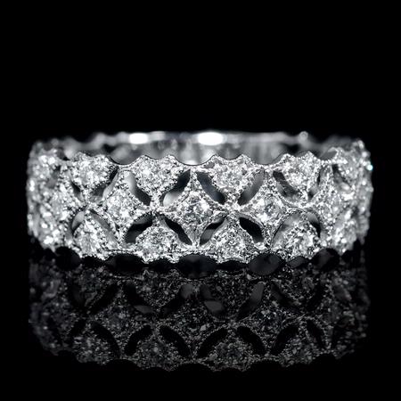 Diamond 18k White Gold Ring  