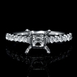 .35ct Diamond 18k White Gold Engagement Ring Setting