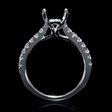 .35ct Diamond 18k White Gold Engagement Ring Setting
