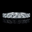 .98ct Diamond 18k White Gold Wedding Band Ring