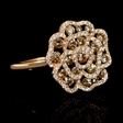1.12cts Diamond 18k Rose Gold Ring