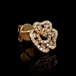 .94ct Diamond 18k Rose Gold Cluster Earrings