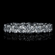 2.83cts Diamond 18k White Gold Wedding Band Ring