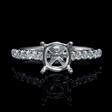 .25ct Diamond 18k White Gold Engagement Ring Setting