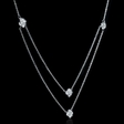 .68ct Diamond 18k White Gold Necklace
