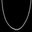 5.56ct Diamond 18k White Gold Necklace
