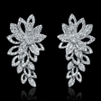 5.20cts Diamond 18k White Gold Dangle Earrings