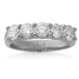 1.64ct Diamond Platinum Wedding Band Ring