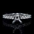 .43ct Diamond 18k White Gold Engagement Ring Setting