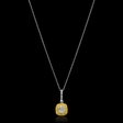 1.03cts Diamond 14k White and Rose Gold Pendant Necklace.