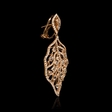 4.83cts Diamond 18k Rose Gold Dangle Earrings
