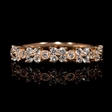 .42ct Diamond 18k Rose Gold Wedding Band Ring
