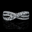 .88ct Diamond 18k White Gold Wedding Band Ring