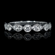 .35ct Diamond 18k White Gold Wedding Band Ring