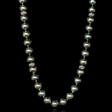 3.00cts Diamond and Tahitian Pearl 18k White Gold Necklace