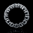 6.56cts Diamond Platinum Eternity Wedding Band Ring