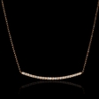.29ct Diamond 18k Rose Gold Pendant Necklace