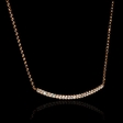 .29ct Diamond 18k Rose Gold Pendant Necklace