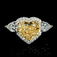 2.13cts Diamond Platinum 18k Yellow Gold Ring
