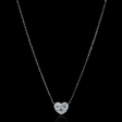 .35ct Diamond 18k White Gold Pendant Necklace