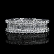 2.66ct Diamond 18k White Gold Eternity Wedding Band Ring