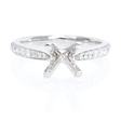 .22ct Diamond Platinum Engagement Ring Setting