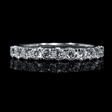 .72ct Diamond 18k White Gold Wedding Band Ring