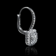 1.57cts Diamond 18k White Gold Dangle Earrings