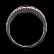 .31ct Diamond and Ruby 18k White Gold Ring