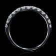 .57ct Diamond 18k White Gold Wedding Band Ring