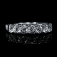 1.13cts Diamond 18k White Gold Wedding Band Ring