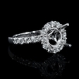 1.13cts Diamond 18k White Gold Engagement Ring Setting